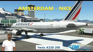 Fenix A320-200 | Microsoft Flight Simulator | EHAM - NICE | Vatsim