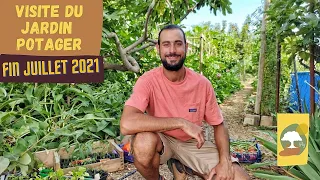 Visite du jardin potager en permaculture - Fin juillet 2021
