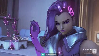 Overwatch 2.My Frends react to Sombra POTG#3