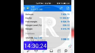 South African Trader Went 5 lots and almost blown his Account on #cpi