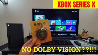 Xbox Series X 4K UHD Bluray Test, NO DOLBY VISION??!!
