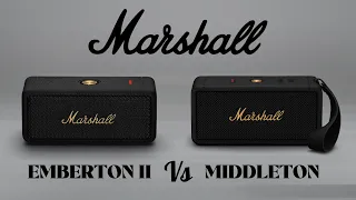 Marshall Emberton 2 II vs Middleton Portable Bluetooth Speakers | Compare | Specifications Features