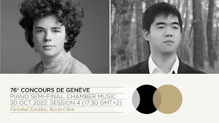 76th Concours de Genève - Piano Semi-Final: Chamber Music (Session 4)