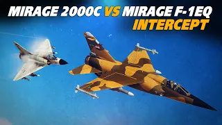Mirage 2000C Vs Mirage F1EQ | INTERCEPT | Digital Combat Simulator | DCS |