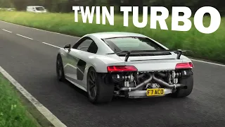 The World's BEST Supercars Leaving a SLIPPERY Car Meet!