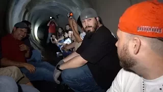EXPLORING HAUNTED TUNNEL WITH FANS (FAMS)