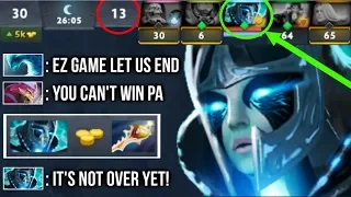 They Thought It's Over But.. Divine Rapier Phantom Assassin Showed No Mercy Epic Comeback WTF Dota 2