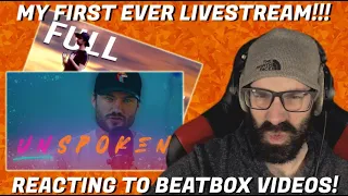 My FIRST ever livestream!!! Reacting to BBU and other beatbox videos! Come say hello to me!!!