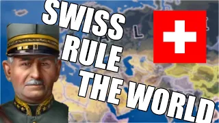 Switzerland rules the World in Hearts of Iron 4 By Blood Alone