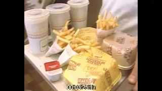 Inside a McDonald's Restaurant in 1990 Part II