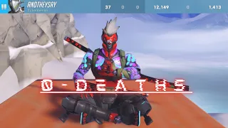 0 deaths Genji Ranked gameplay [No Commentary] Overwatch 2