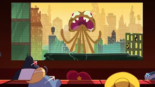 Zig & Sharko 🎃👻 WATCHING HORROR MOVIE ALONE 🎃👻 Full Episode in HD