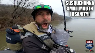 Susquehanna Smallmouth Insanity!!! (Lost count in fish catches!)