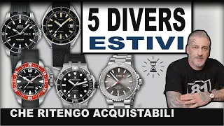 5 divers estivi da tenere in considerazione, orologi che comprerò