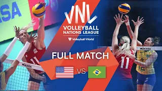 🇺🇸 USA vs. 🇧🇷 BRA - Full Match | Women’s Gold Medal Match VNL 2019