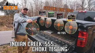 Testing TURKEY LOADS with an INDIAN CREEK .555