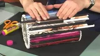 Magazine Roll-up Crafts