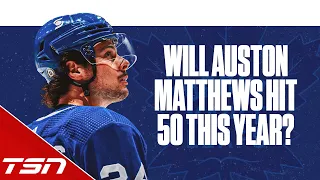 Will Auston Matthews reach the 50 goal mark this season?