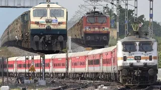 Real Action of High Speed DFC Trains  WDFC INDIA😱overlapping😱 #railfan #railive #railroad #wdg4 #dfc