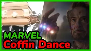 MARVEL Cinematic Universe [MCU] - COFFIN DANCE meme - Ft Dancing Pallbearers | PINGUINDESIGN