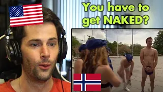 American Reacts to CRAZY Norwegian Russ Activities | Alt for Norge (Part 1)