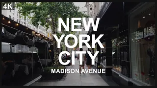 [4K] New York City - Madison Avenue, Upper East Side, Manhattan [뉴욕 맨하탄 어퍼이스트 사이드 메디슨 에비뉴]