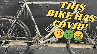 They SPRAY PAINTED an 80's STUMPJUMPER! 😡🤬 But the parts are cool, so I'm gonna harvest them! ASMR