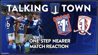 #ITFC LIVE REACTION - Ipswich 1 v  1 Middlesbrough -  ONE step closer - Talking Town