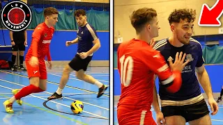 I Played in a PRO FUTSAL MATCH & It Was VIOLENT! (Football Skills & Goals)