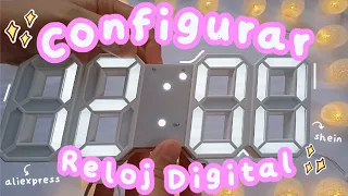 Como CONFIGURAR RELOJ DIGITAL de Aliexpress | Shein