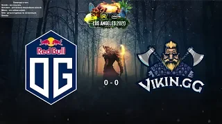 OG vs. Vikin.gg - BO3 ESL One Los Angeles 2020 - Online: Playoff @4liver