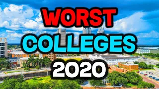 Top 10 Worst Colleges in America of 2020