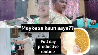 💁🏻‍♀️Mayke se kaun aaya?? | Full day productive routine | AS GoodLife 2024...