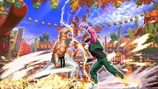 Goro Daimon Oldmon vs Awakened Clark Still. King of Fighters. KOF MUGEN Multiverse