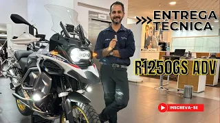 R1250 GS ADVENTURE 23/22/21 Entrega técnica [DETALHES] tudo sobre ela!