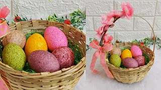 DIY 2 Budget friendly spring/Easter décor idea made with simple materials | DIY Easter craft idea 🐰2