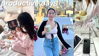 productive days in my life doing things alone🎧 new iPhone 15, adulting, influencer "work days" in LA