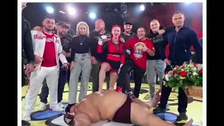 Watch a woman face a 529 lb man in Russian MMA bout