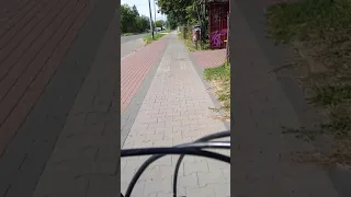Radomszczańską ścieżką rowerową.