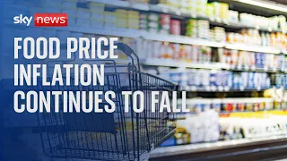 Cost of Living: Food price inflation continues to fall