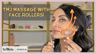 TMJ Massage With Face Rollers - Priya Mistry, DDS (the TMJ doc) #jawmassage #jawpain #faceroller