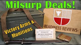 MILSURP DEALS! Victory Arms & Munitions AMMO, SLINGS, & MORE | Military Surplus Gear Unboxing 2021