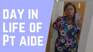 Day in life of PT Aide//Work Vlog