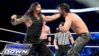 WWE SMACKDOWN RESULTS 9/17/15 ROMAN REIGNS DEAN AMBROSE VS SHEAMUS SETH ROLLINS!