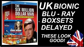 COMING TO THE UK BLU-RAY - FABULOUS SIX MILLION DOLLAR MAN & BIONIC WOMAN SUMMER 2023. UPDATED VIDEO