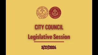 City Council Legislative Session | March 27, 2024