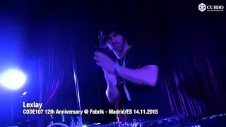 Videoset Lexlay @ Fabrik - Madrid/ES 14.11.2015