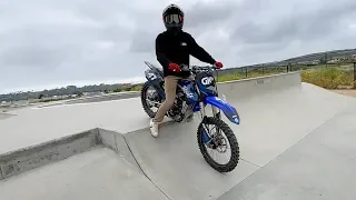 Dirt Bikes In Skatepark (Cops) - Buttery Vlogs Ep55