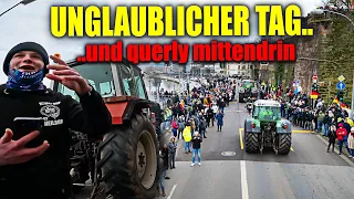 BAUERNPROTESTE IN DEUTSCHLAND - ich habe alles gefilmt!! - VLOG