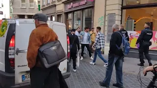 Demo mit Sven Liebich in Halle am 07.10.23